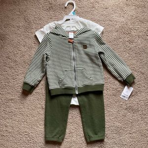 Carter's Baby Boy 3-Piece Wild Little One Little Jacket Set
